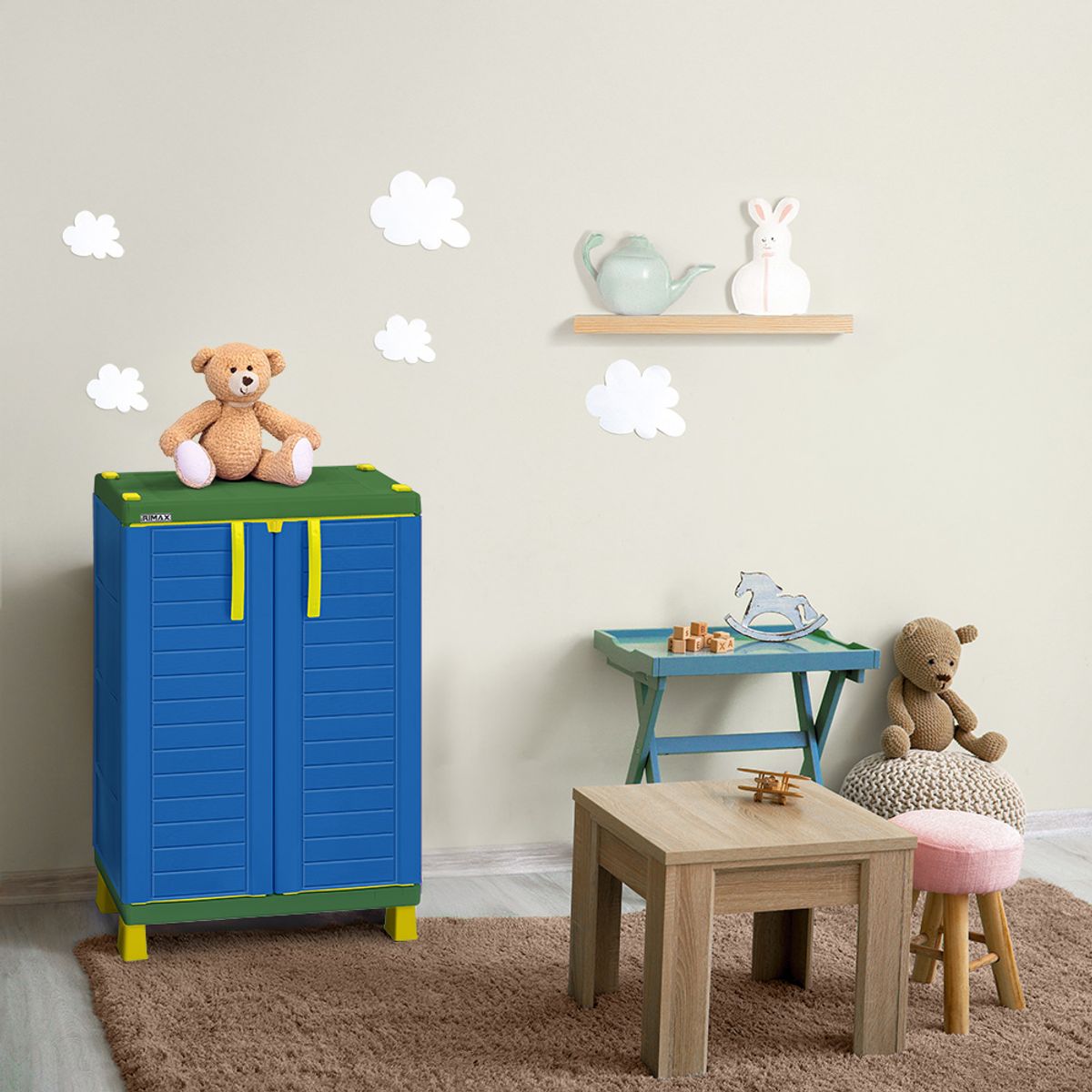 RIMAX - Armario infantil RIMAX - Azul
