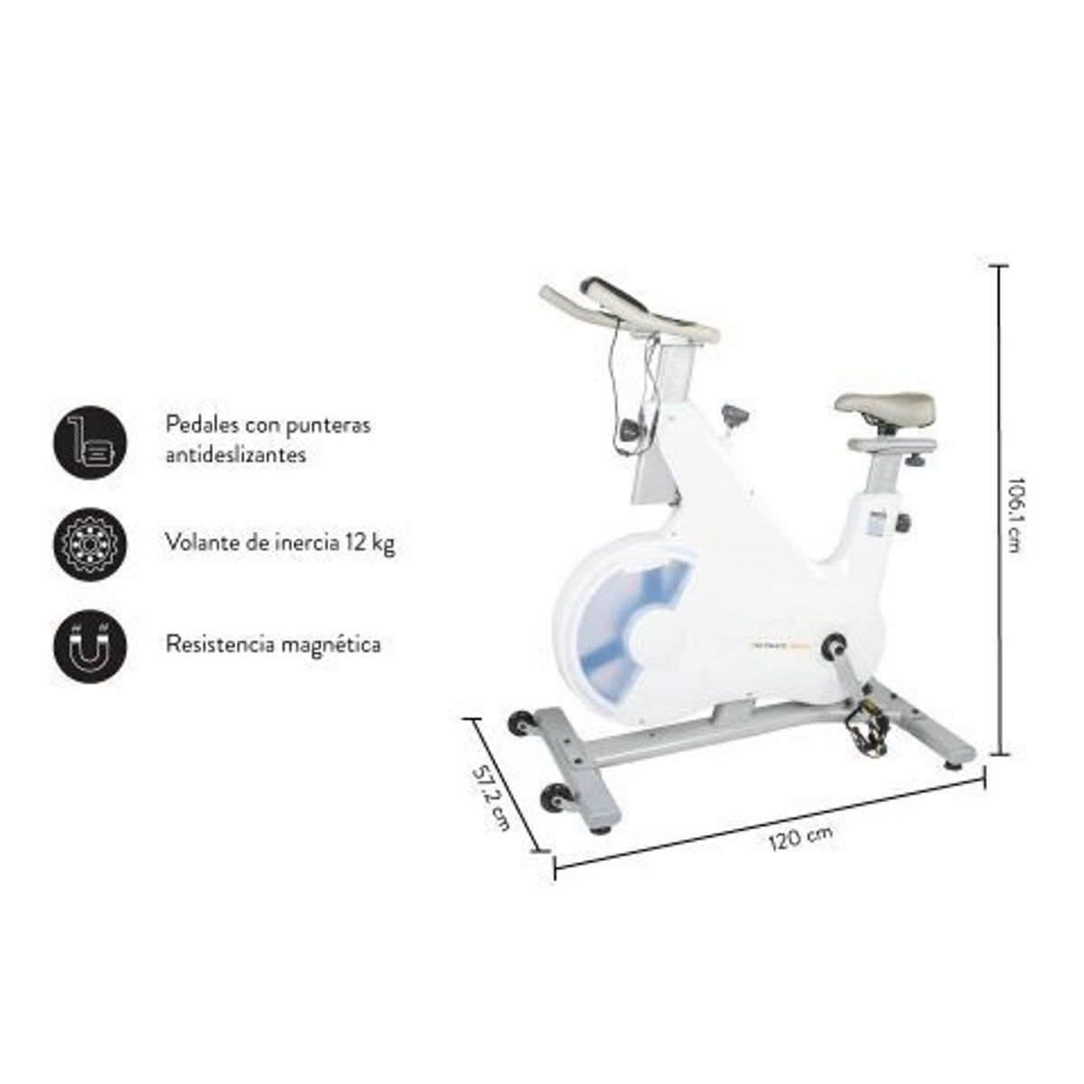 ULTIMATE FITNESS - Bicicleta Estática De Spinning Z650 Pro..