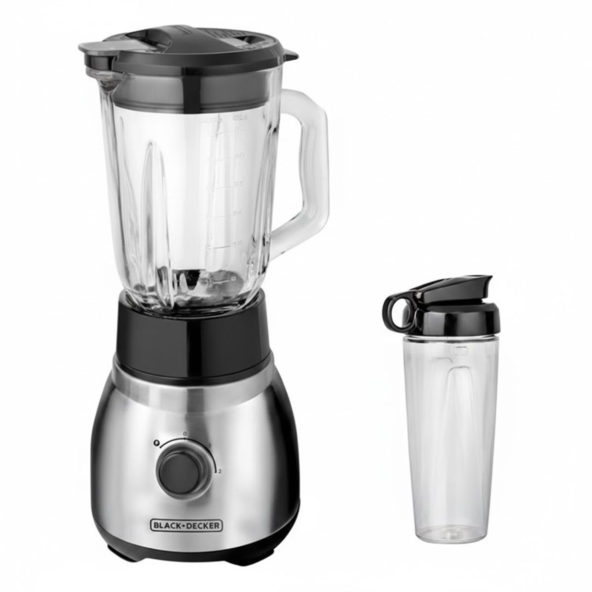 BLACK+DECKER - Licuadora Tricuadora Black+Decker de 750W en Acero Inoxidable BL1650S