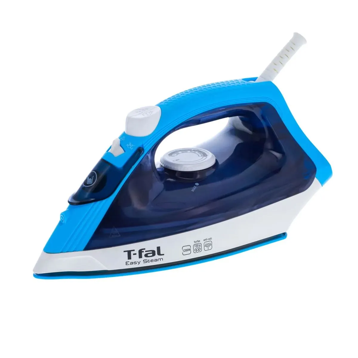 T-FAL - Plancha de Ropa T-fal Easy Steam antiadherente Azul Oscuro