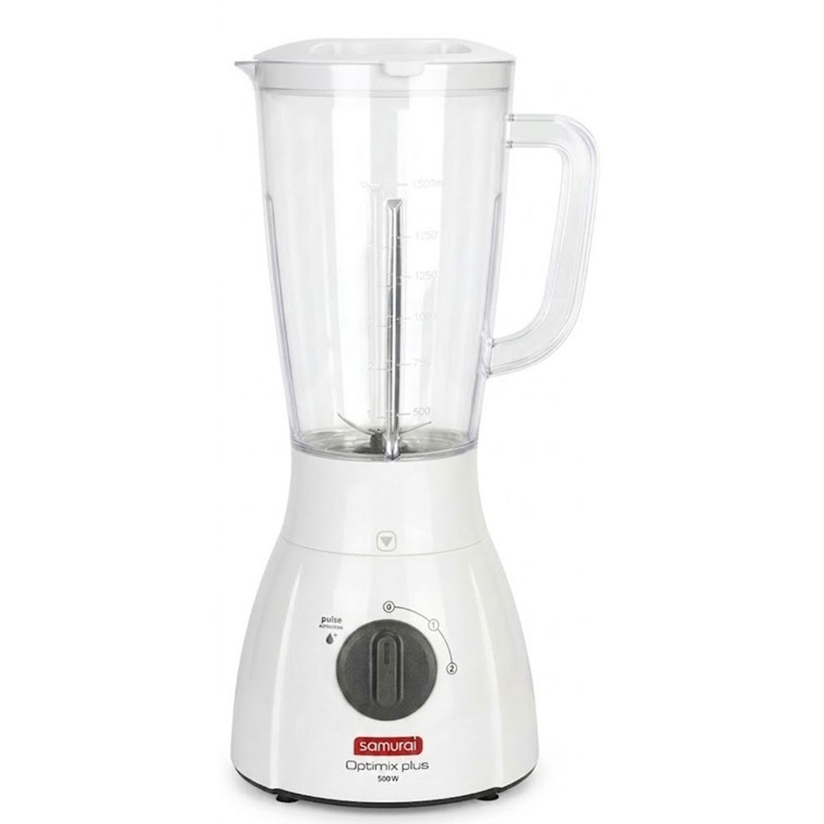 SAMURAI - Licuadora Samurai Optimix Plus 500 Watts 2 Litros Blanca 5861022077