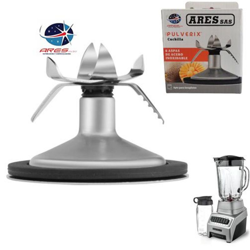 ARES - Cuchilla para licuadora BlackDecker PULVERIX en Acero
