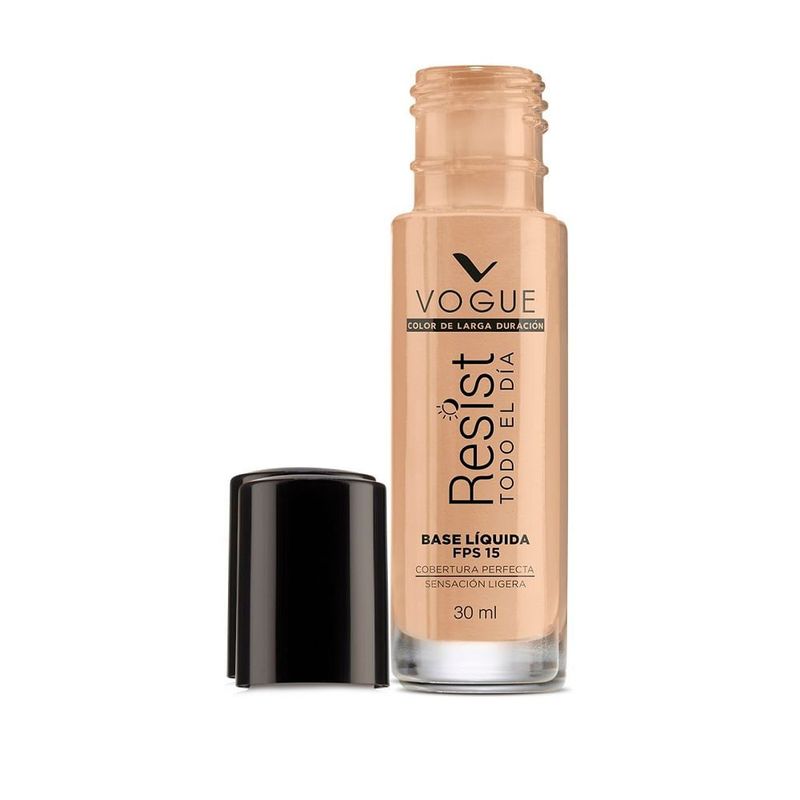VOGUE - Base Líquida Vogue Resist Fps 15 Bronce X 30 Ml