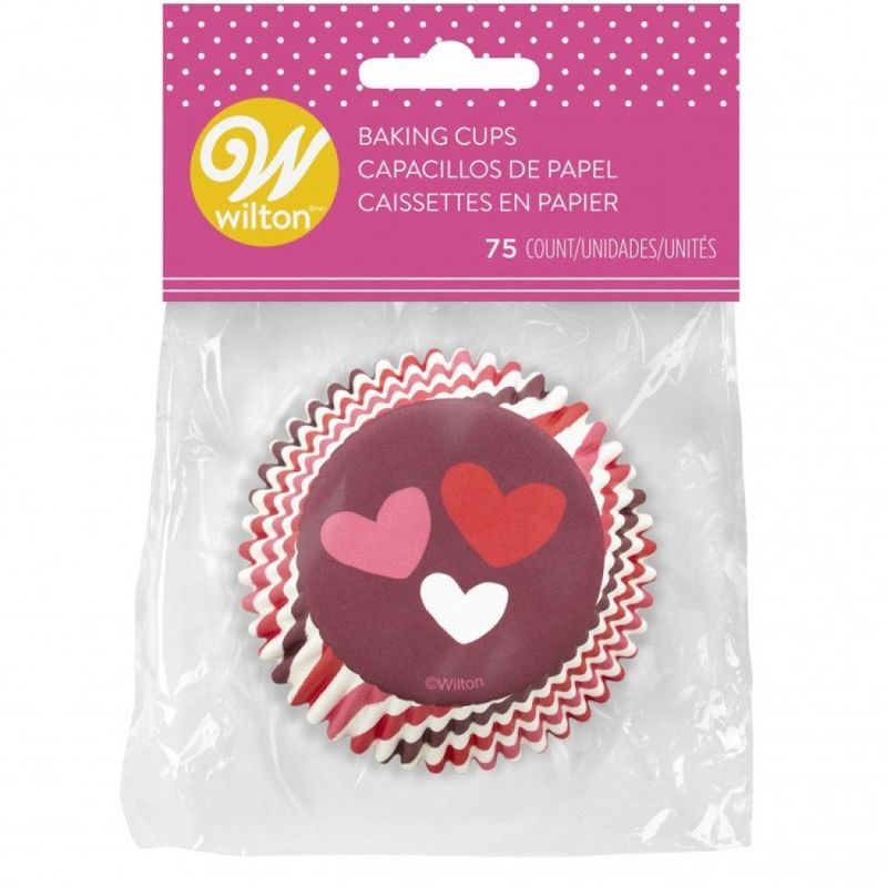 WILTON - CAPACILLOS XOXO X 75 UND
