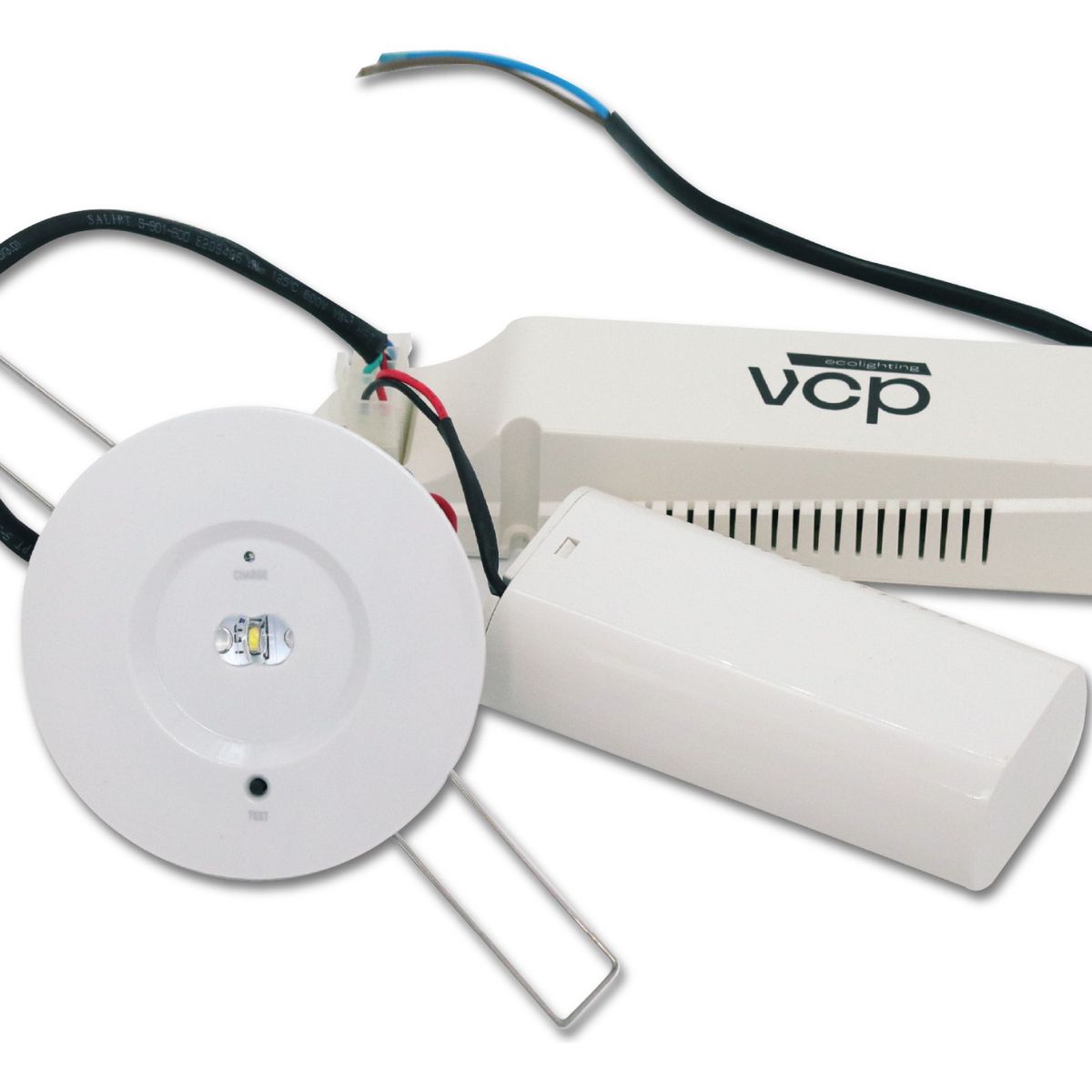 VCP - Lampara Emergencia Led Tipo Bala 1.2w, Autonomía 3 Horas