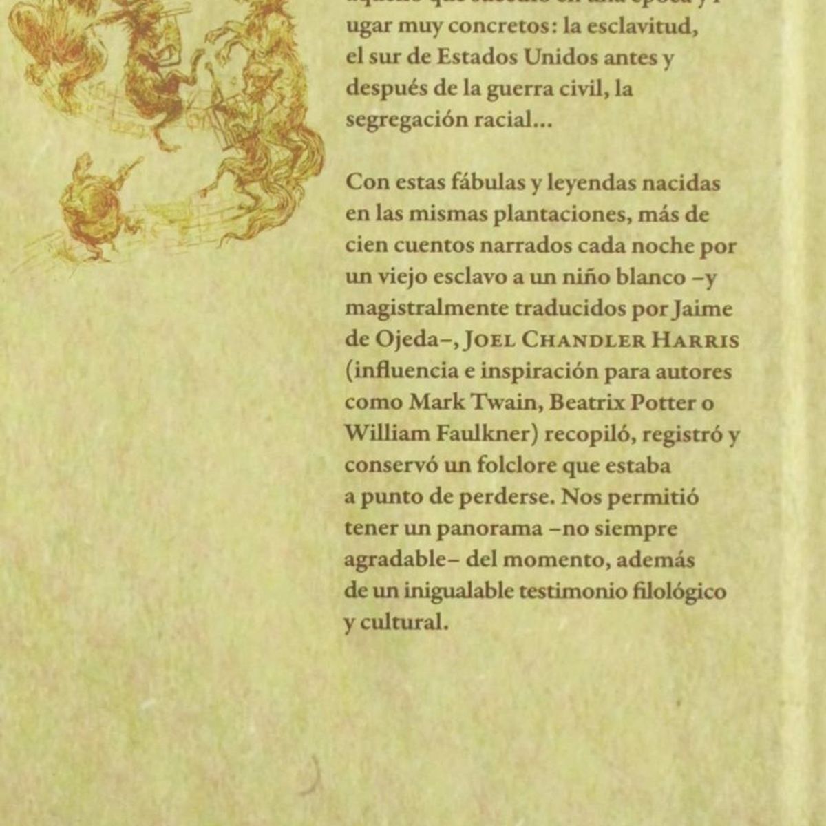 GENERICO - El Tío Remus (t.d). Editorial Paginas De Espuma