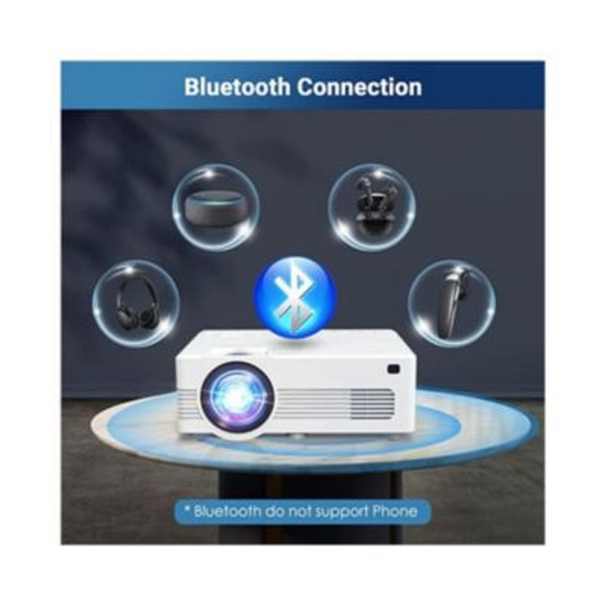 PRO - Mini Proyector Wifi 5g 7800 Lux 120 Ansi 1024 X 600p