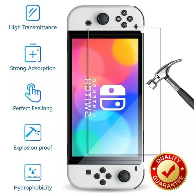 GENERICO - Vidrio Templado Protector Para Switch Oled
