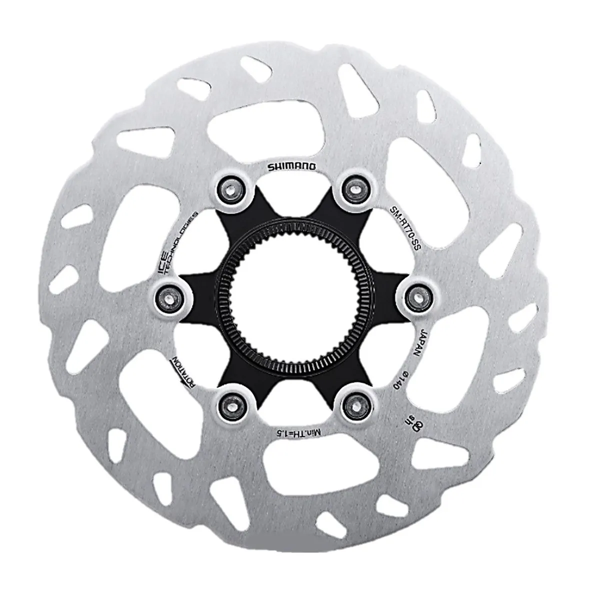 SHIMANO - Rotor Freno Disco Shimano 105 Rt70 140mm Center Lock Ruta