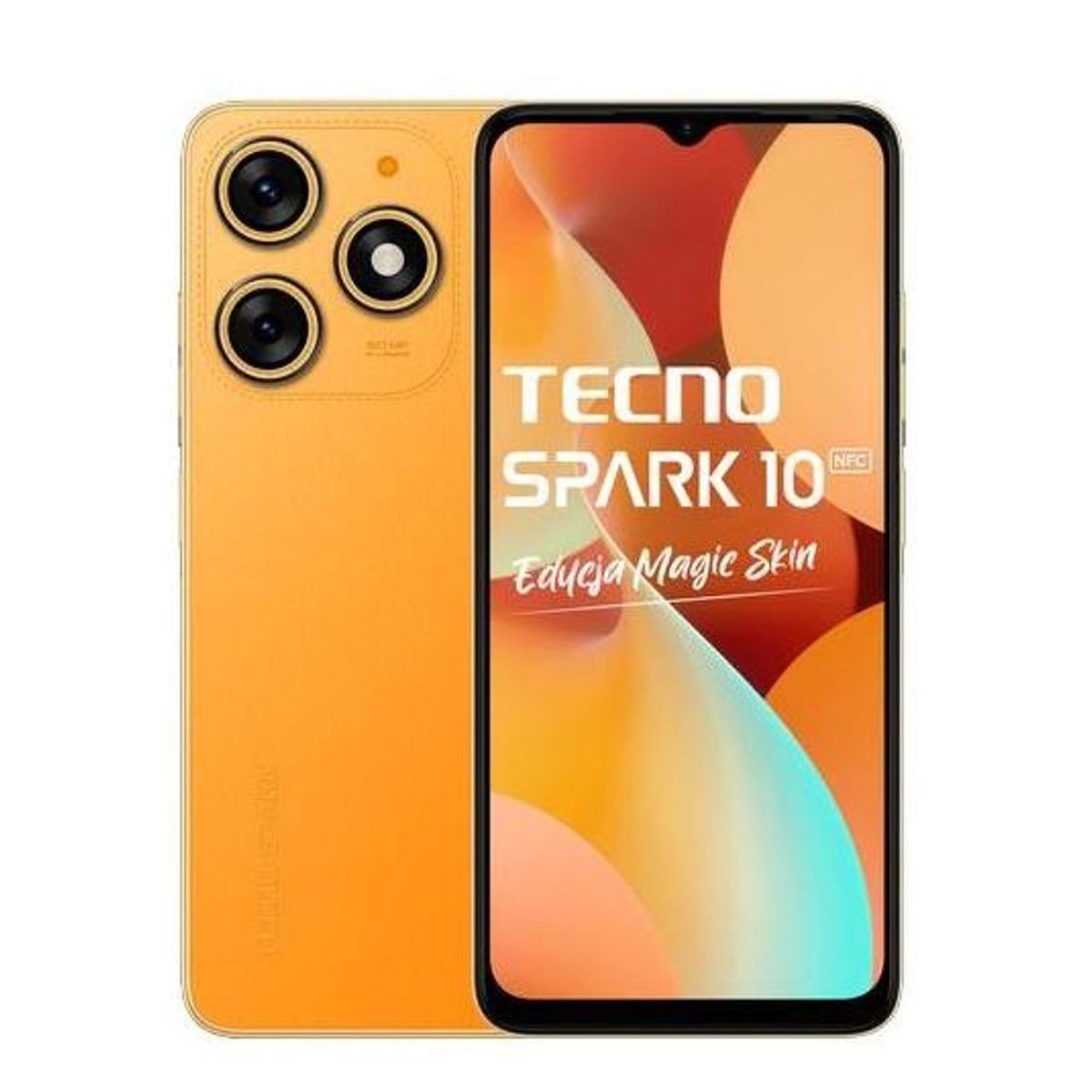 TECNO MOBILE - CELULAR TECNO SPARK 10 KI5Q 128GB 8GB SPARK MAGIC SKIN ORANGE
