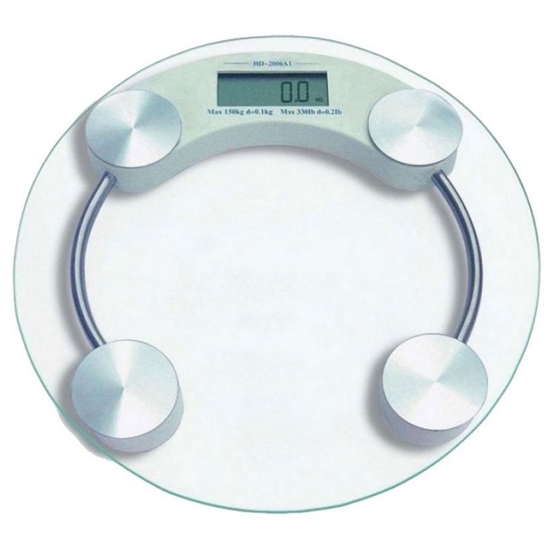 UNIVERSAL - Pesa De Baño Digital Vidrio LCD 180 Kg Digital Universal