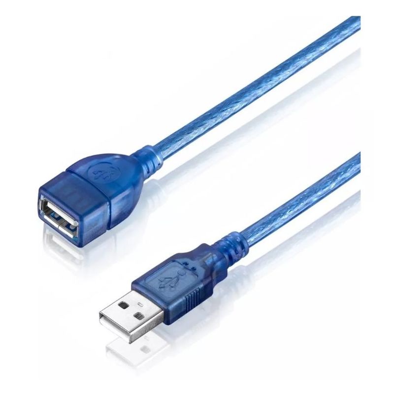 GENERICO - Cable Extensión Usb 2.0 De 1.5 Mts Macho-hembra