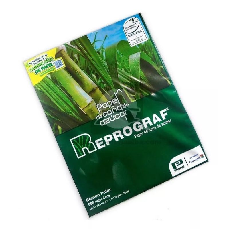GENERICO - Resma De Papel Reprograf Tamaño Carta Blanca X 500 Hojas