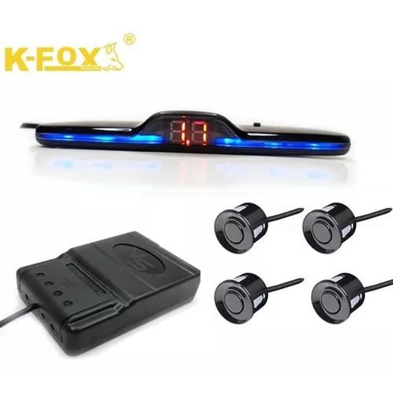 GENERICO - Sensor De Reversa Marca K-fox O Parqueo Carro, 4 Sensores