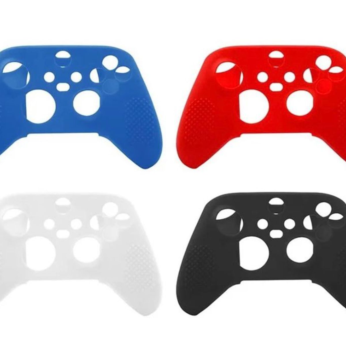 GENERICO - Protector Funda Silicona Unicolor + 2 Grips Para Control Xbox Series