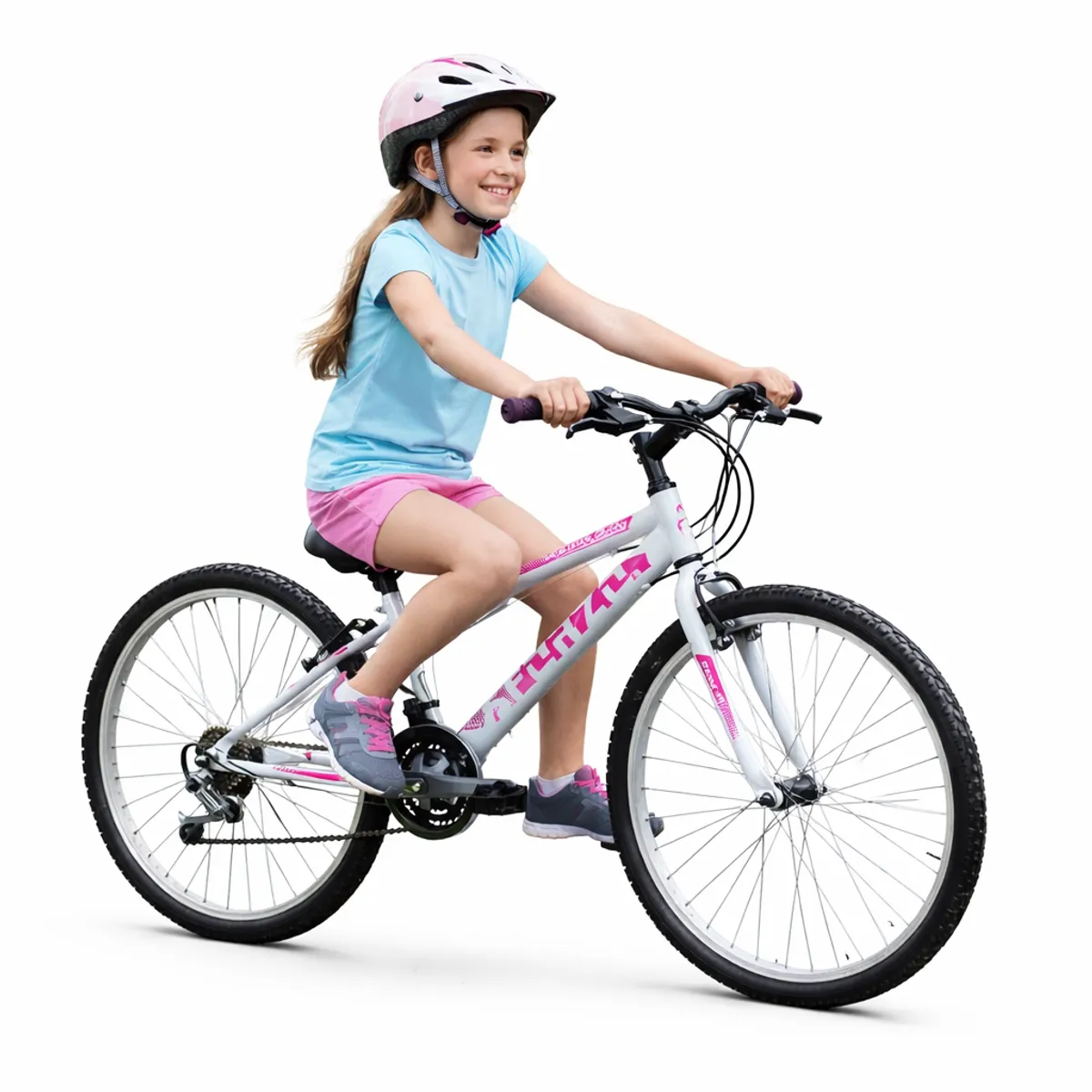 SFORZO - Bicicleta Niña Rin 24 En Aluminio 18 Cambios