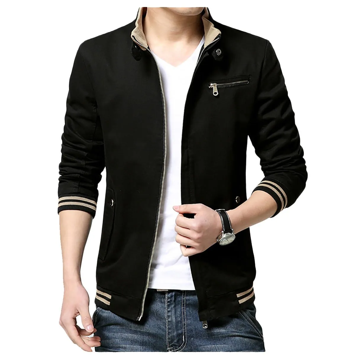 THE CLOTHING COMPANY - Chaqueta Hombre Drill Beisbolera
