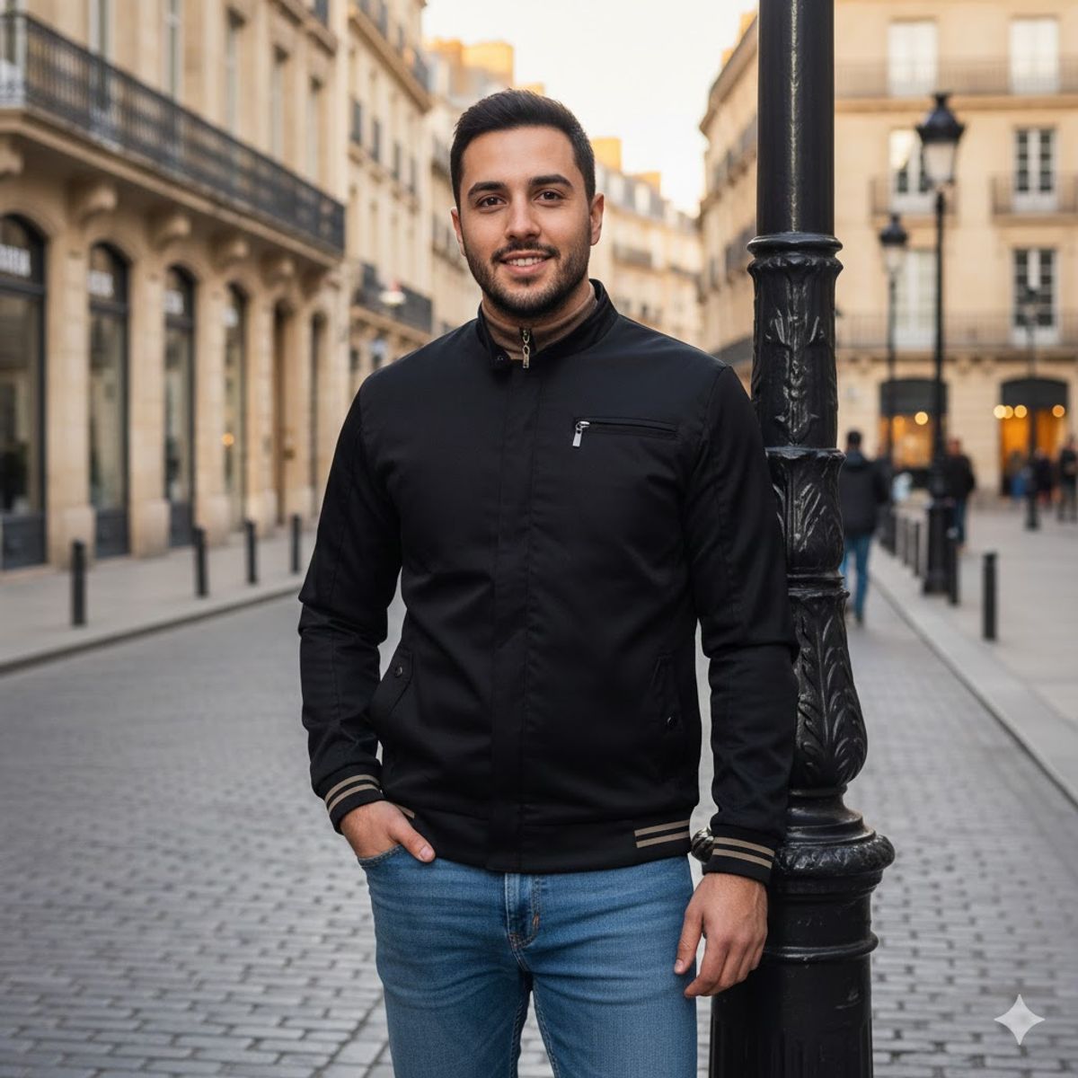 THE CLOTHING COMPANY - Chaqueta Hombre Drill Beisbolera