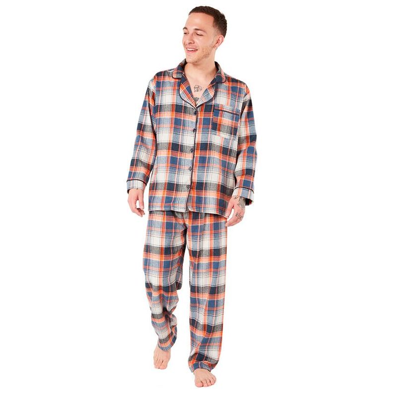 SANTANA - Pijama Hombre Leñadora Pálido