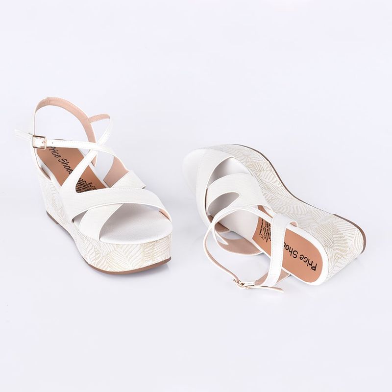 PRICE SHOES - Price shoes Plataformas Mujeres 462DREABLANCO