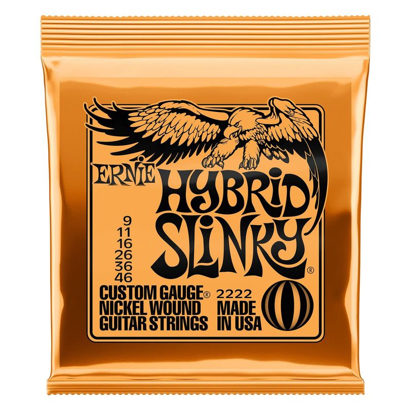 GENERICO - Cuerdas De Guitarra Eléctrica Para 2222 Ernie Ball Níque