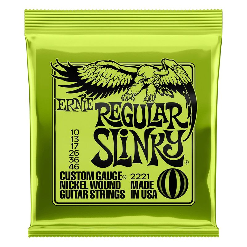 GENERICO - Cuerdas De Guitarra Eléctrica Para 2221 Ernie Ball Níque
