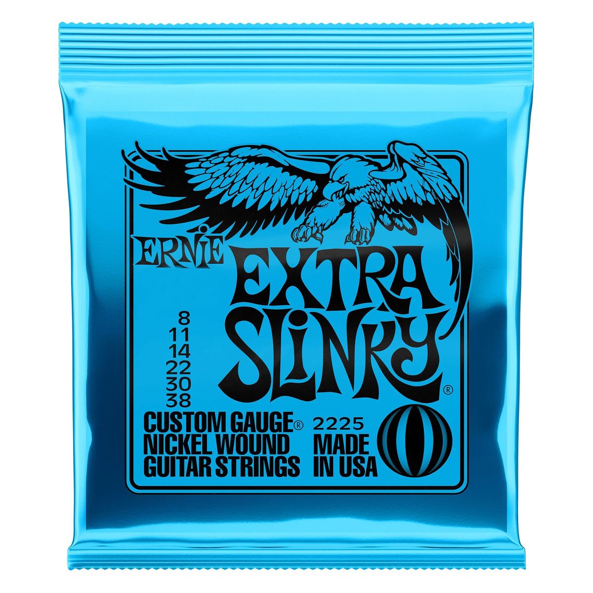GENERICO - Cuerdas De Guitarra Eléctrica Para 2225 Ernie Ball Níque
