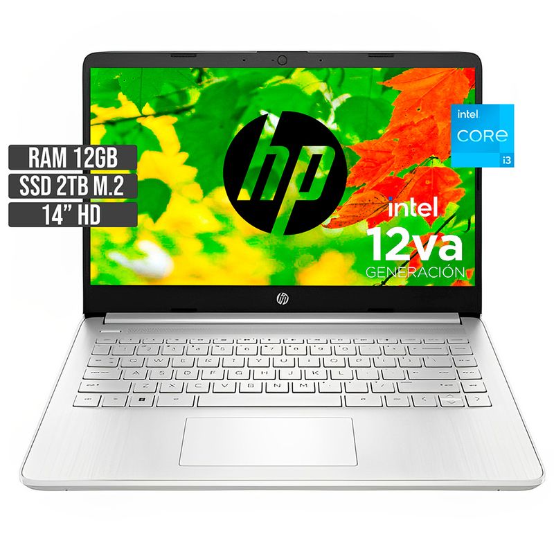 HP - PORTATIL HP INTEL CORE I3-1215U SSD 2TB RAM 12GB LED 14 HD