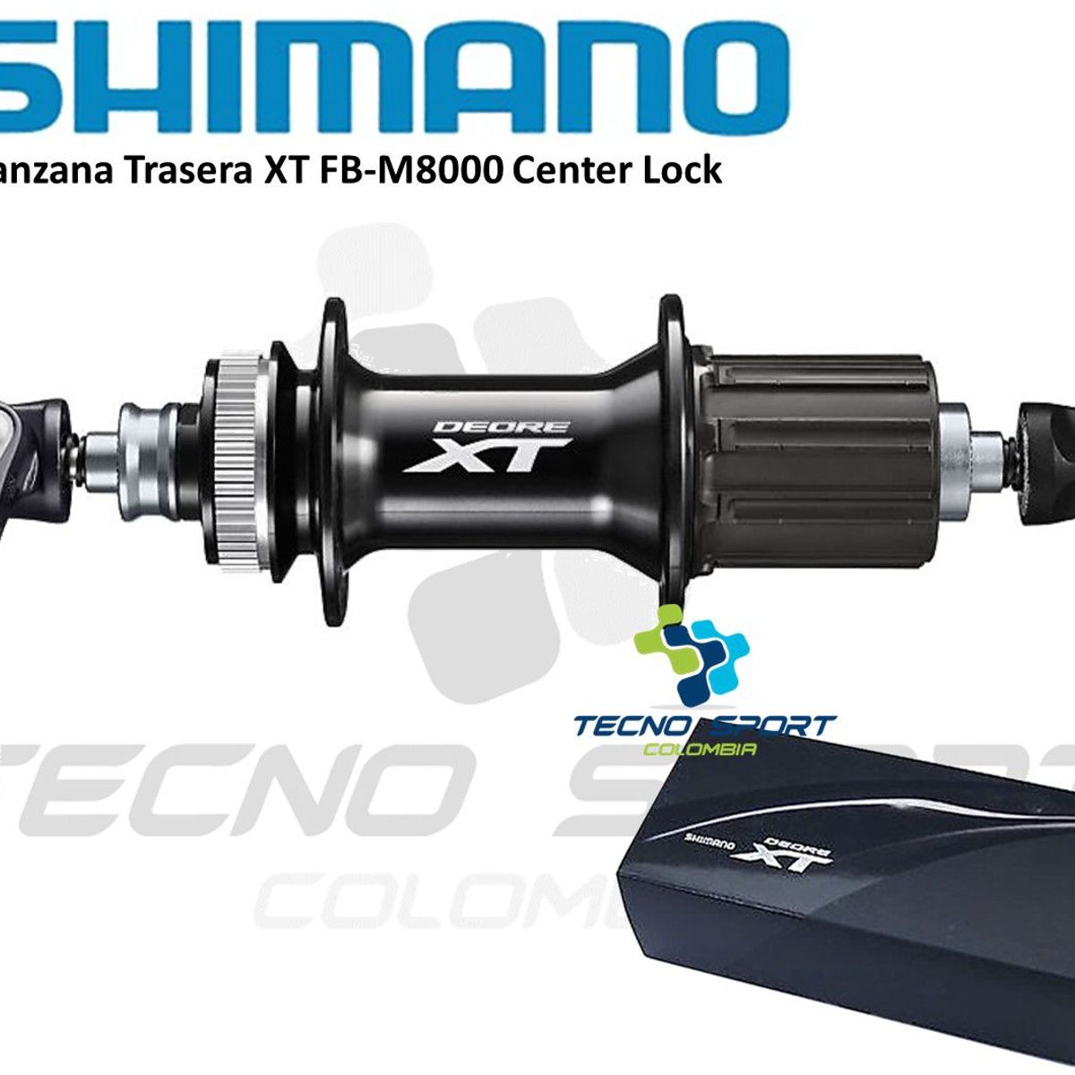 SHIMANO - Manzana Trasera Shimano Xt M8000 Huecos Center Lock 11v