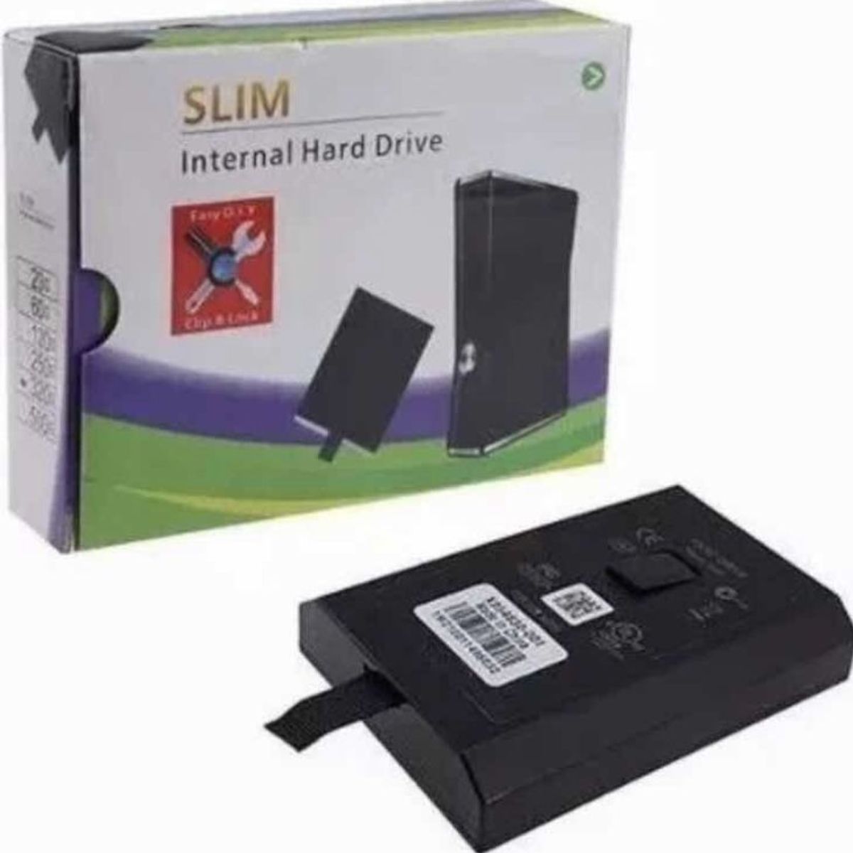 GENERICO - Carcasa Tapa Caja  De Disco Duro Interno Xbox 360 Slim y Super Slim
