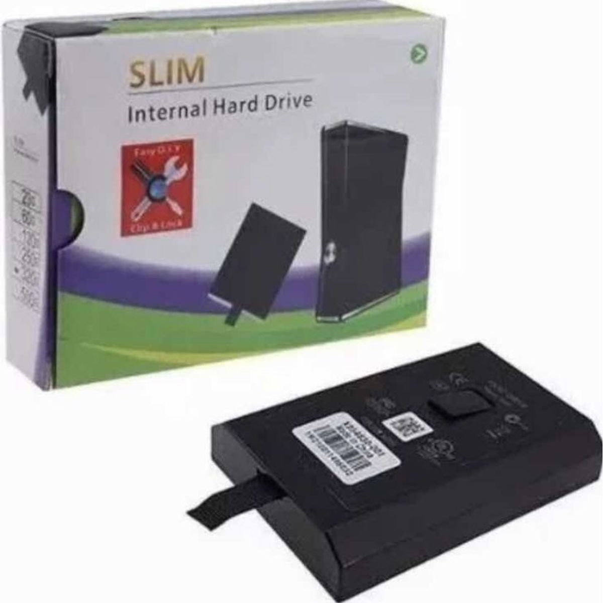 GENERICO - Carcasa Tapa Caja  De Disco Duro Interno Xbox 360 Slim y Super Slim