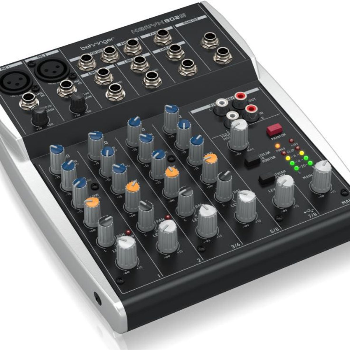 BEHRINGER - Mezclador Análogo BEHRINGER XENYX 802S Negro  Gris