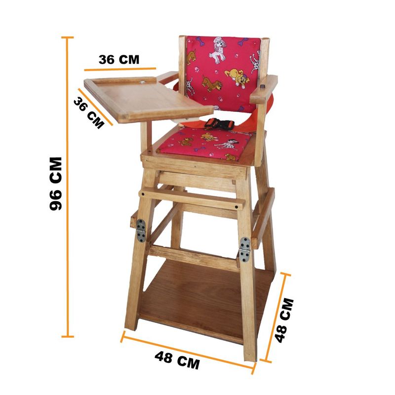 MAOS - SILLA COMEDOR BEBE 3 EN 1
