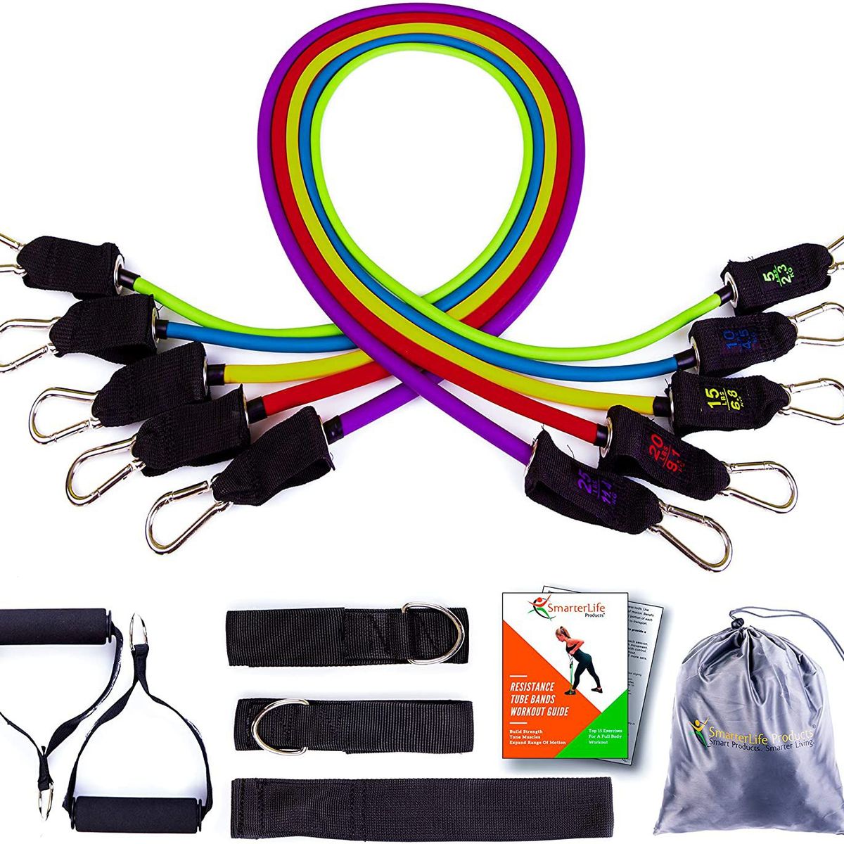 GENERICO - Bandas De Resistencia Smarterlife Products Set De Ejercicios.