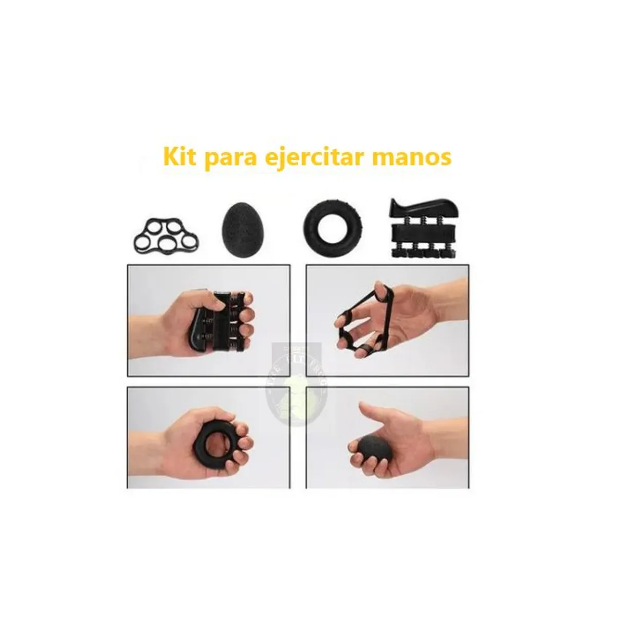 GENERICO - ejercitador de mano Kit de ejercicio agarre muñeca x 5