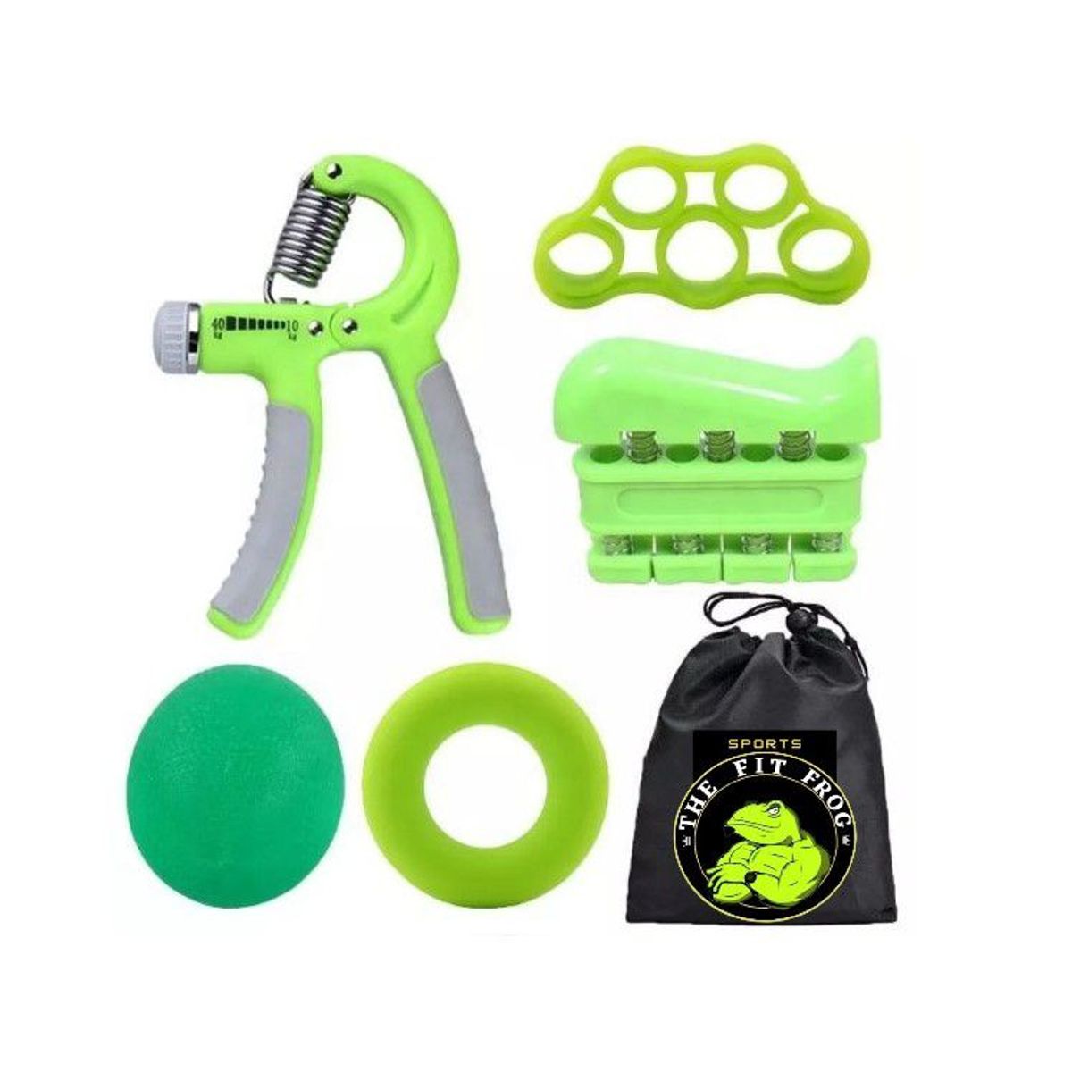 GENERICO - ejercitador de mano Kit de ejercicio agarre muñeca x 5