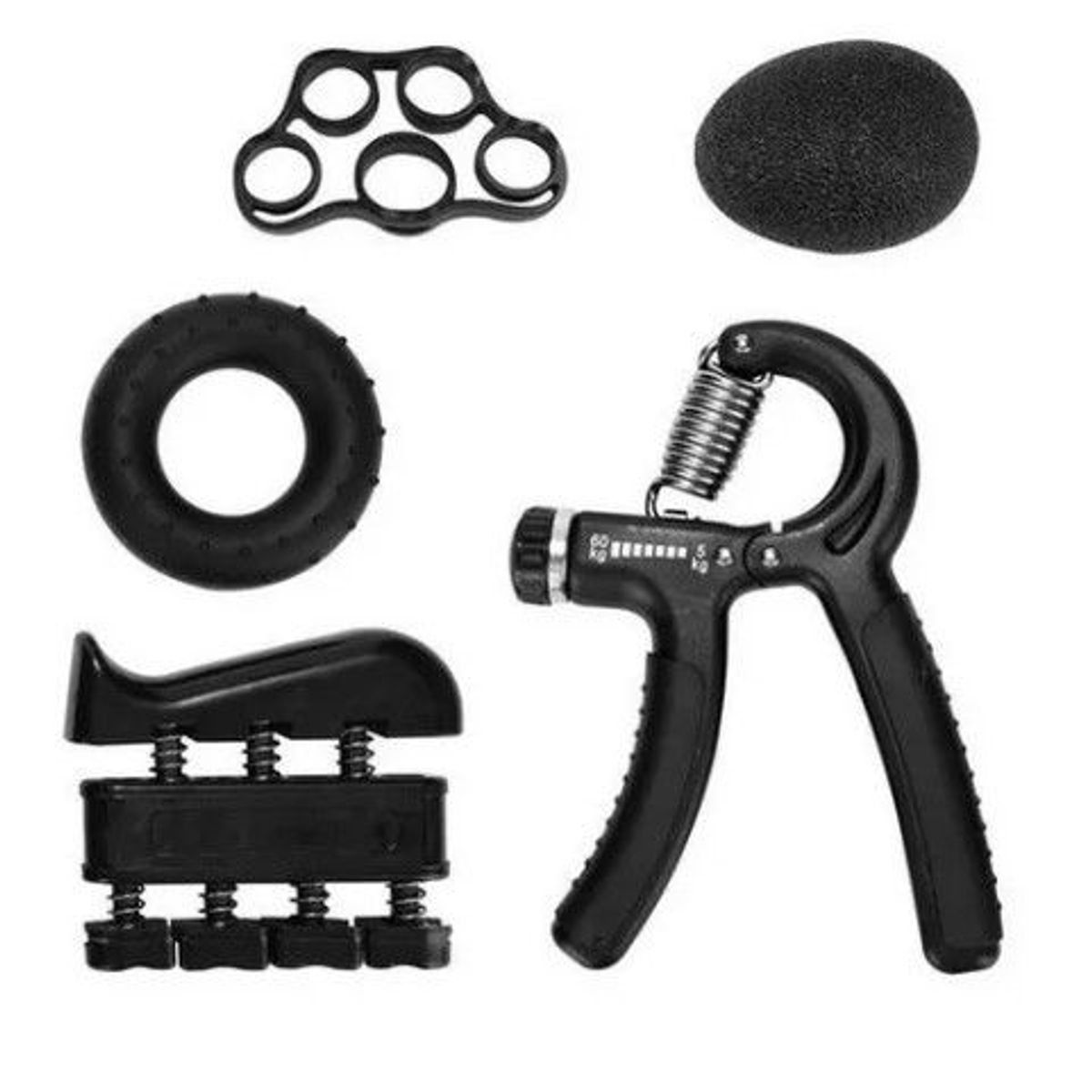 GENERICO - ejercitador de mano Kit de ejercicio agarre muñeca x 5