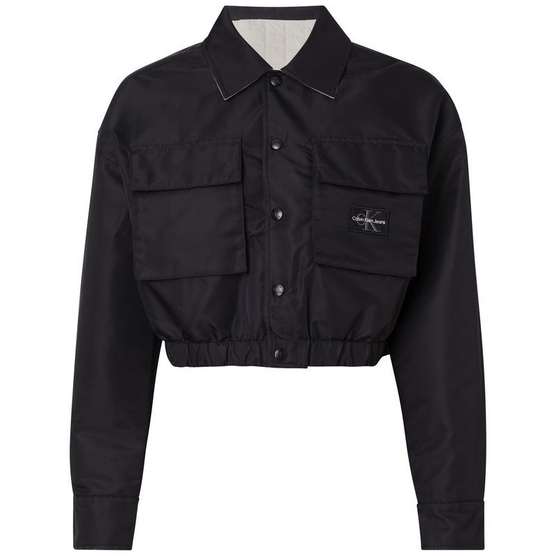 CALVIN KLEIN - Chaqueta Negra Reversible Para Mujer Calvin Klein