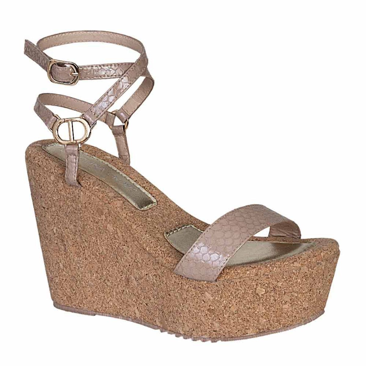 CAROLINA CRUZ - Plataforma de Mujer marca CAROLINA CRUZ en Color NUDE  / PLAT.M-3899