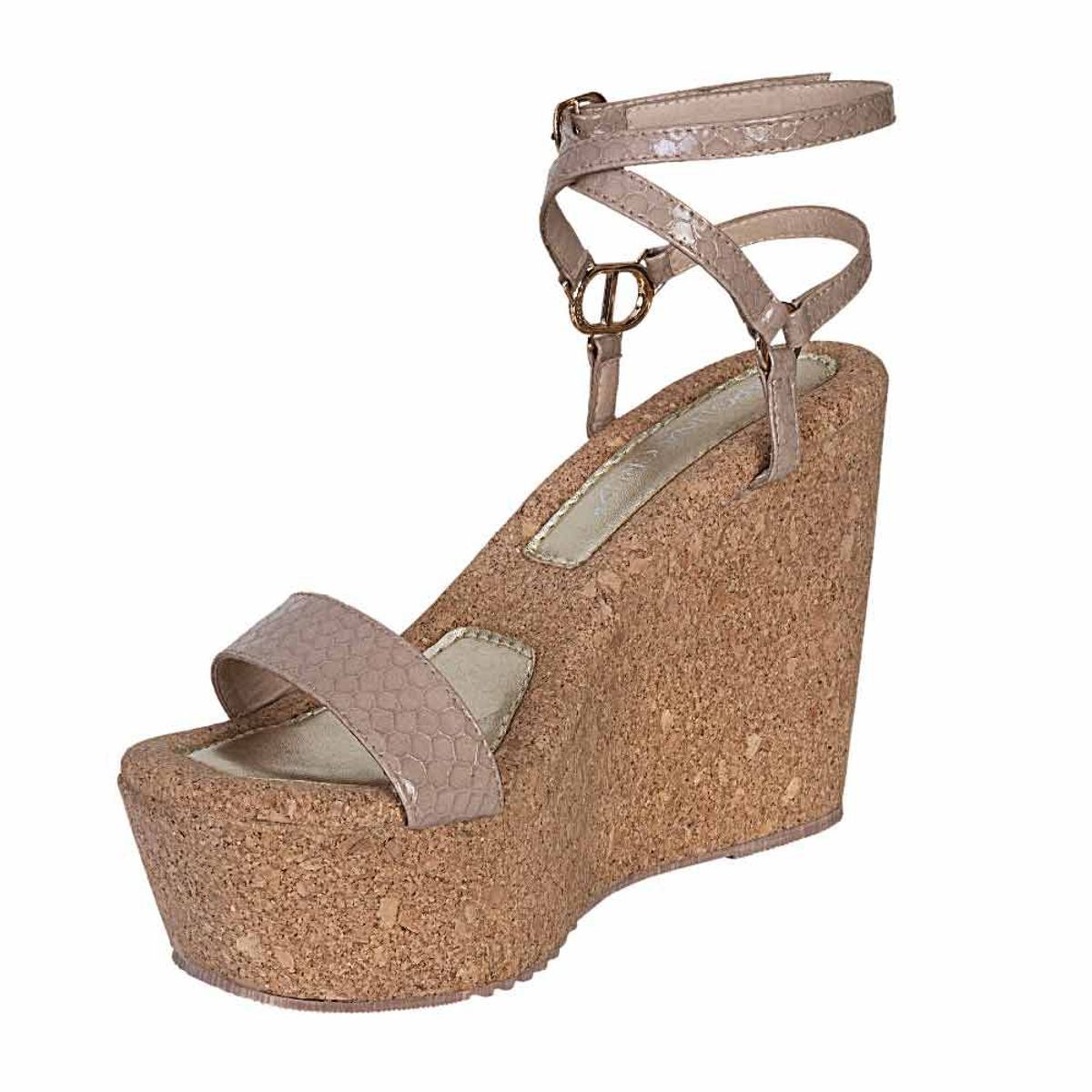 CAROLINA CRUZ - Plataforma de Mujer marca CAROLINA CRUZ en Color NUDE  / PLAT.M-3899