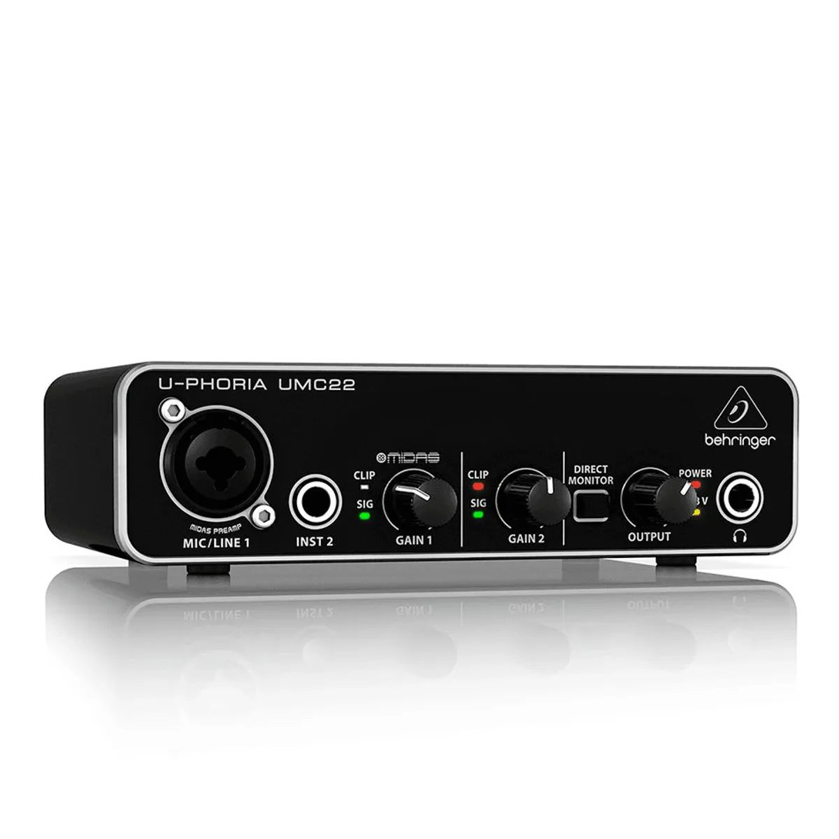 BEHRINGER - Interfaz BEHRINGER UMC22 Negro