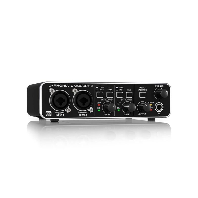 BEHRINGER - Interfaz BEHRINGER UMC202HD Negro