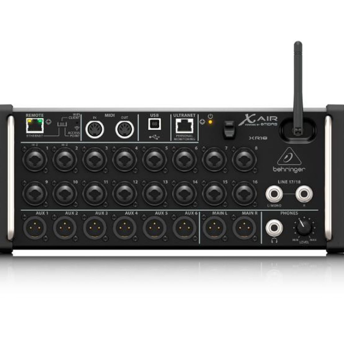 BEHRINGER - Mezclador digital BEHRINGER XR18 Negro