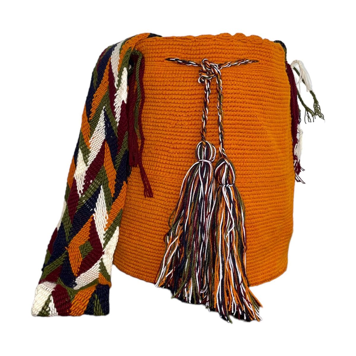 ARTESANAL - Mochila Wayúu Hecha a Mano 100 Original Colombiana WL-15_.