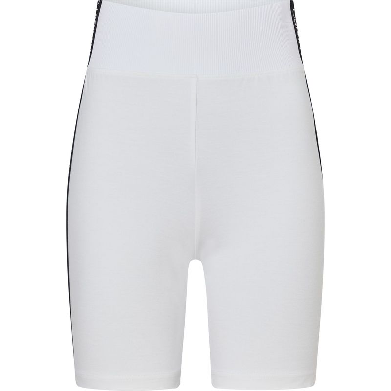 CALVIN KLEIN - Shorts De Ciclista De Punto Milano Blanco Mujer Blanco Calvin Klein