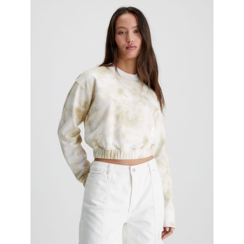 CALVIN KLEIN - Saco Tie Dye Corte Cropped Para Mujer Calvin Klein
