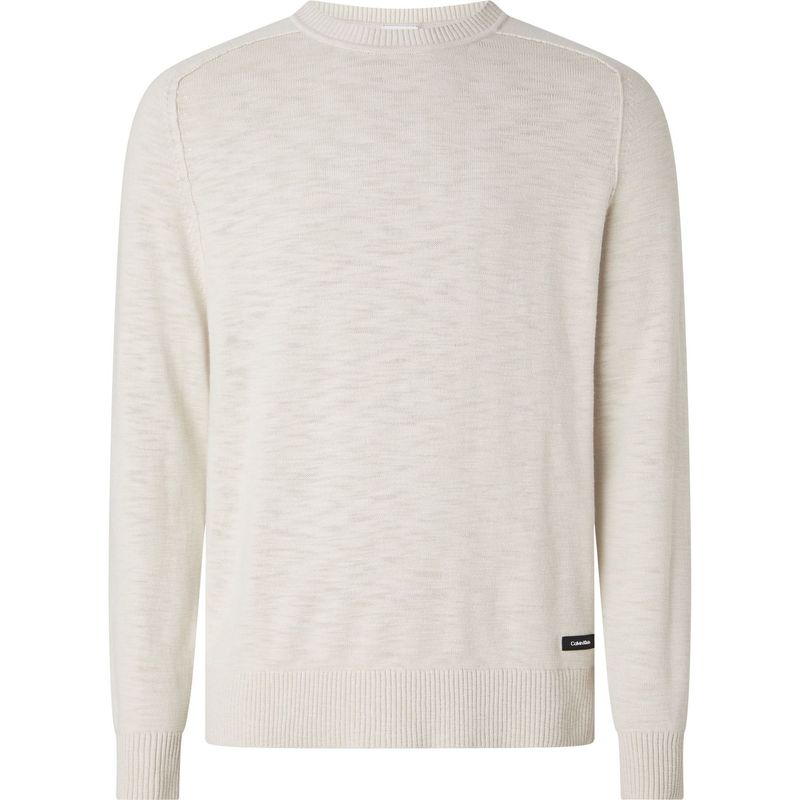 CALVIN KLEIN - Saco Casual Manga Larga Beige Hombre Beige Calvin Klein