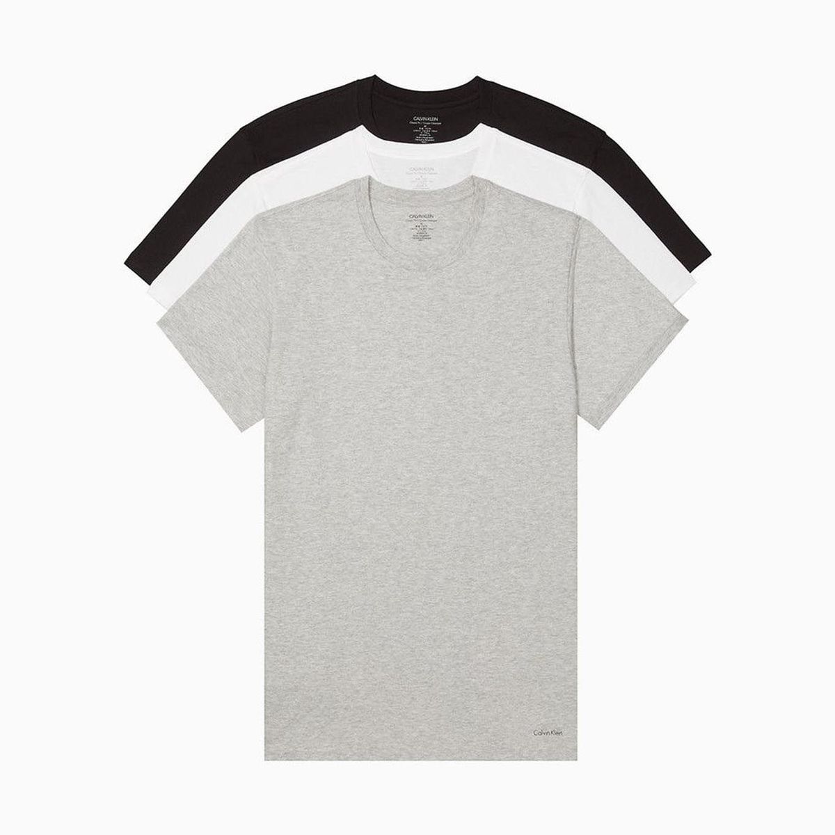 CALVIN KLEIN - Pack De 3 Camisetas Cuello Redondo Calvin Klein