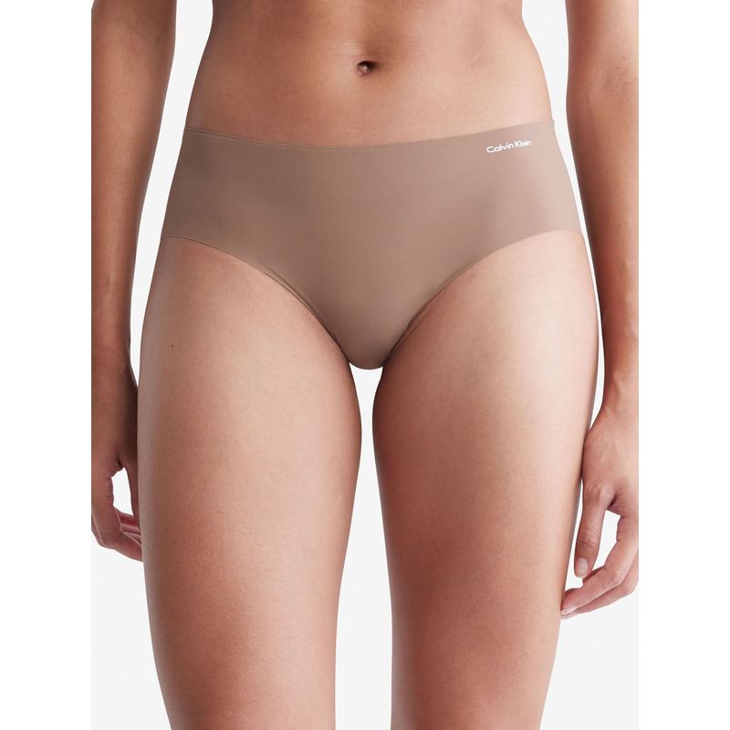 CALVIN KLEIN - Pantie Hípster De Talle Alto Mujer Chocolate Calvin Klein