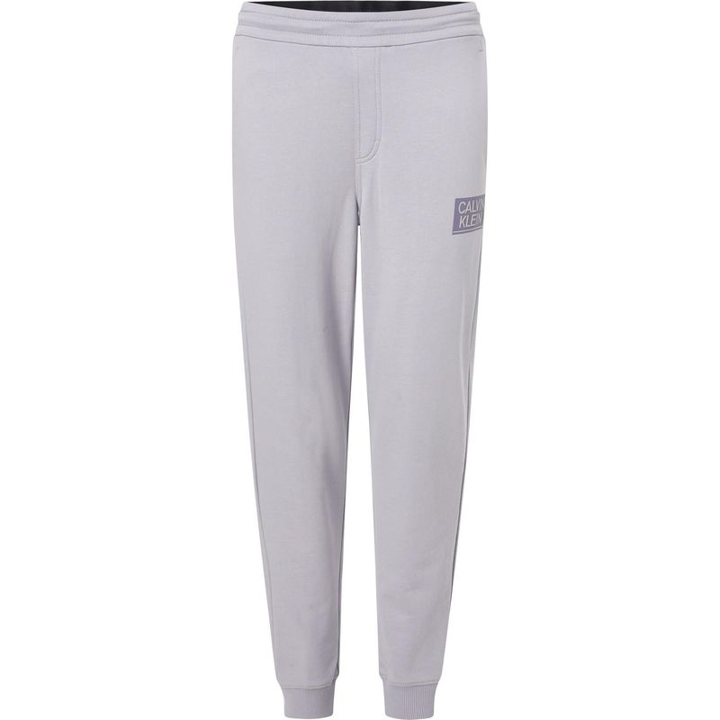 CALVIN KLEIN - Jogger Gris De Algodón Con Logo para Hombre Calvin Klein